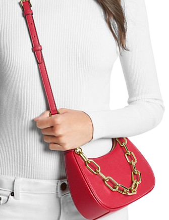 Michael Michael Kors Cora Medium Pebbled Leather Shoulder Bag