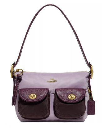 Coach Colorblock Nylon Cargo Shoulder Bag 23