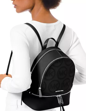 Michael Michael Kors Rhea Zip Small Leather Backpack