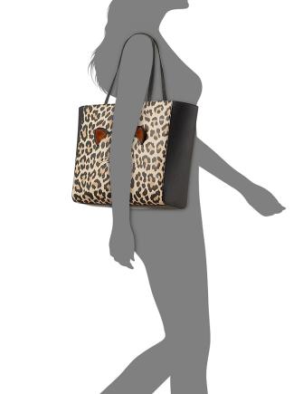 Kate Spade New York Run Wild Leopard Hallie Medium Tote