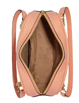 Coach Cammie Chain Shoulder Bag With Floral Whipstitch