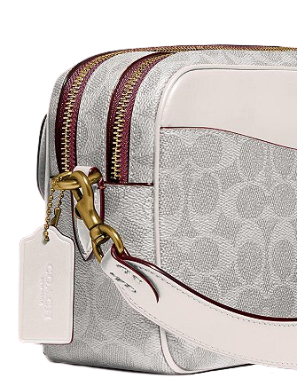 Coach Coated Canvas Signature Cassie Camera Bag