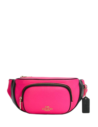 Coach Court Belt Bag In Colorblock
