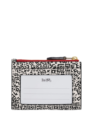 Coach Disney Mickey Mouse X Keith Haring Mini Skinny Id Case