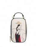 Coach Disney X Coach Eva Phone Crossbody With Cruella Motif
