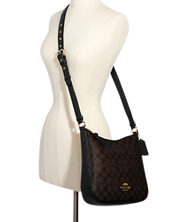 Coach Ellie File Bag In Signature Canvas