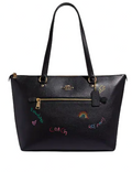 Coach Gallery Tote With Diary Embroidery