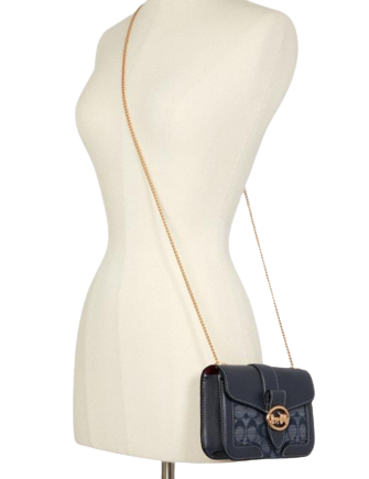 Coach Georgie Crossbody In Signature Chambray
