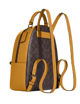 Coach Jordyn Backpack In Signature Canvas With Varsity Motif