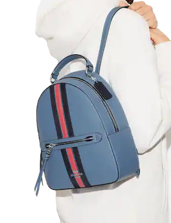 Coach Jordyn Backpack With Varsity Stripe