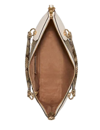 Coach Kacey Satchel In Colorblock Signature Canvas