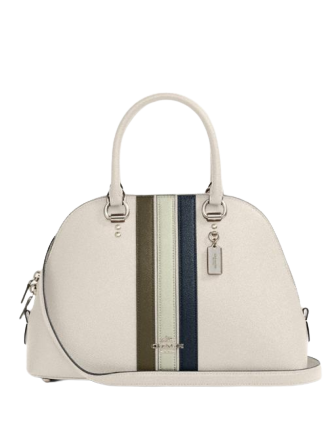 Coach Katy Satchel With Varsity Stripe