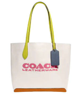 Coach Kia Tote In Colorblock