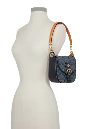 Coach Kleo Shoulder Bag 17 In Signature Chambray
