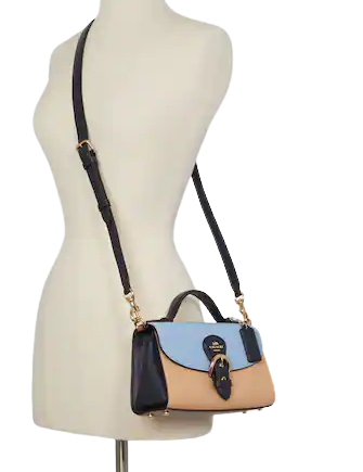 Coach Kleo Top Handle In Colorblock