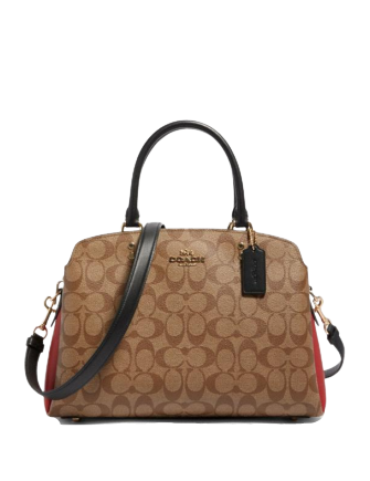 Coach Lillie Carryall In Colorblock Signature Canvas
