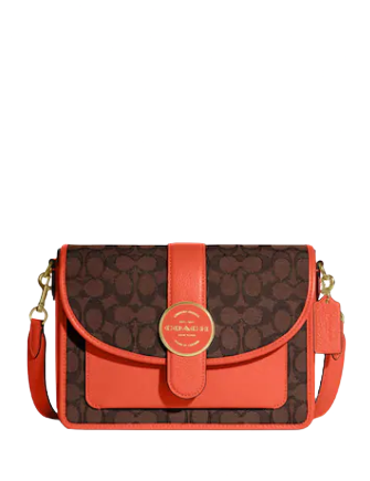 Coach Lonnie Crossbody In Signature Jacquard