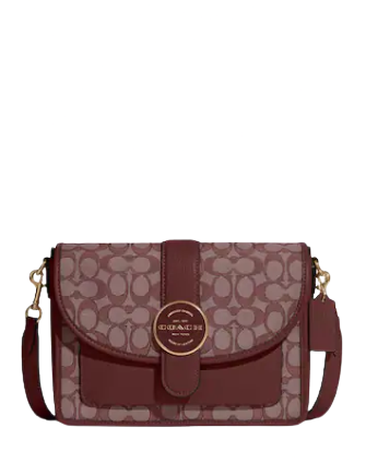 Coach Lonnie Crossbody In Signature Jacquard