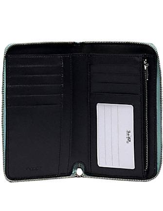 Coach Medium Zip Around Wallet With Umbrella Motif