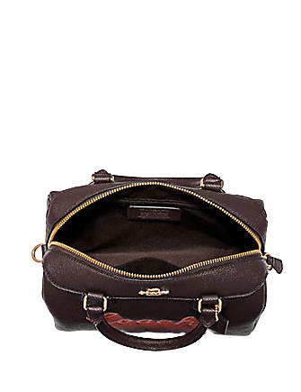 Coach Mini Bennett Satchel With Coach Script