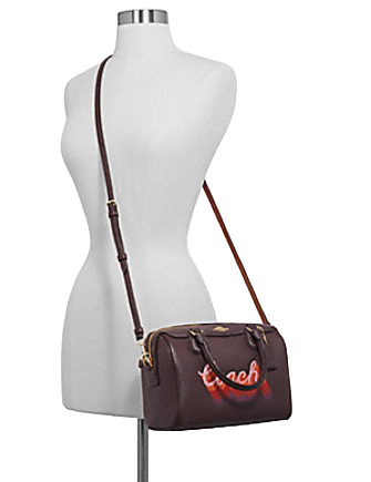 Coach Mini Bennett Satchel With Coach Script