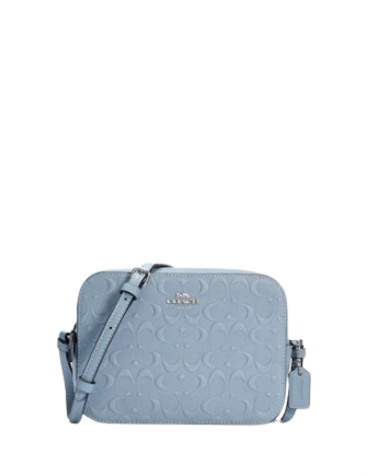 Coach Mini Camera Bag In Signature Leather