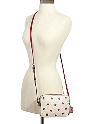 Coach Mini Camera Bag With Ladybug Print