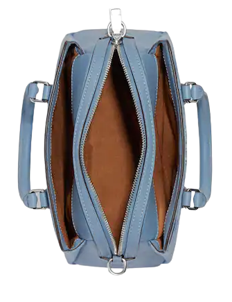 Coach Mini Darcie Carryall In Signature Chambray
