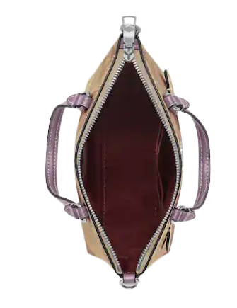 Coach Mini Gallery Crossbody In Signature Canvas