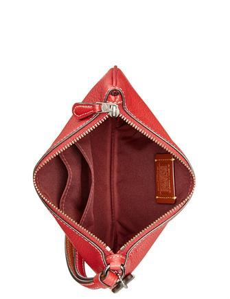 Coach Minnie Mouse Motif Boxed Wristlet in Pebble Leather