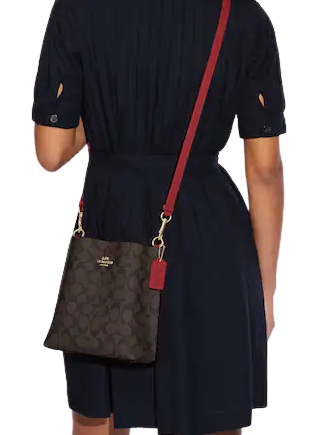 Coach Mollie Bucket Bag 22 In Signature Canvas