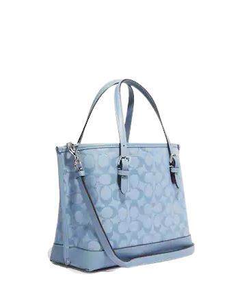 Coach Mollie Tote 25 In Signature Chambray