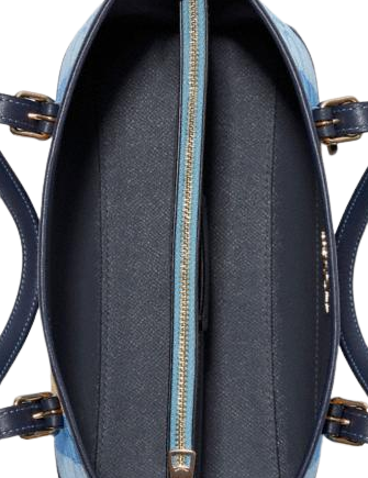 Coach Mollie Tote 25 In Signature Jacquard With Stripes