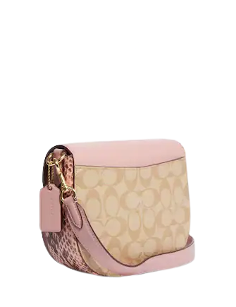 Coach Morgan Saddle Bag In Signature Canvas