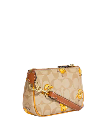 Coach Nolita 15 In Signature Canvas With Tossed Chick Print