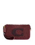 Coach Nolita 19 In Shearling With Coach Motif