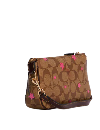Coach Nolita 19 In Signature Canvas With Disco Star Print