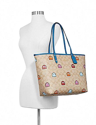 Coach Pac-Man Signature Reversible City Tote