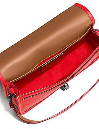 Coach Penny Crossbody in Glove Calf Leather With Mickey
