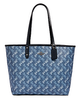 Coach Reversible City Tote With Horse and Carriage Print