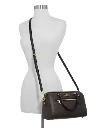 Coach Rowan Satchel In Signature Canvas