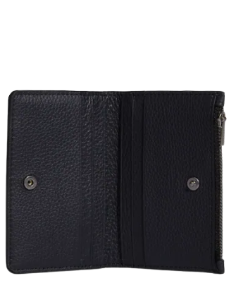 Coach Slim Bifold Card Wallet With Car Print