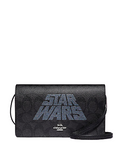 Coach Star Wars X Hayden Foldover Crossbody Clutch in Signature with Logo