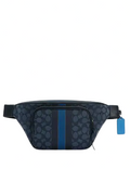 Coach Thompson Belt Bag In Signature Jacquard With Varsity Stripe