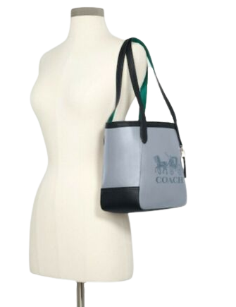 Coach Tote 27 In Colorblock With Horse And Carriage