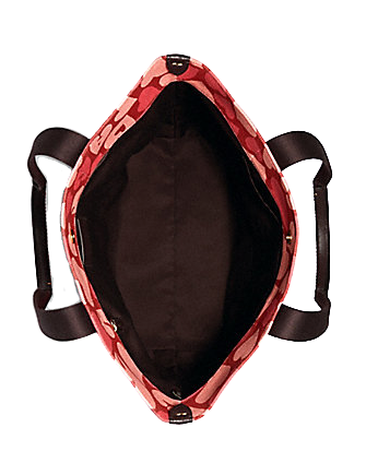 Coach Tote With Heart Print