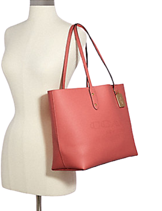 Coach Town Tote With Coach Print