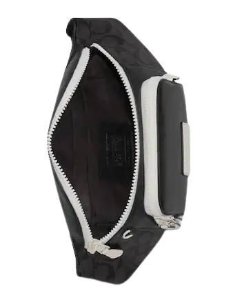 Coach Track Belt Bag In Signature Canvas