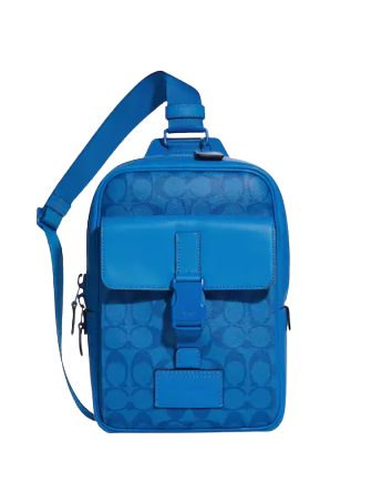 Coach Track Pack In Signature Canvas