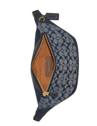 Coach Warren Belt Bag In Signature Chambray
